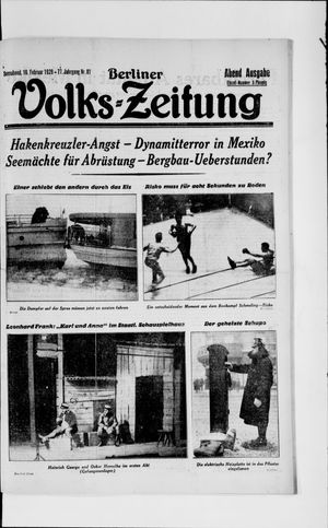 Berliner Volkszeitung vom 16.02.1929