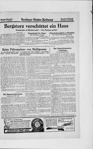 Berliner Volkszeitung vom 21.03.1929