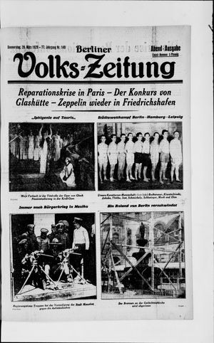 Berliner Volkszeitung vom 28.03.1929