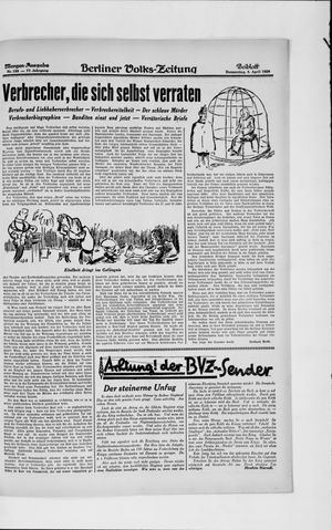 Berliner Volkszeitung on Apr 4, 1929