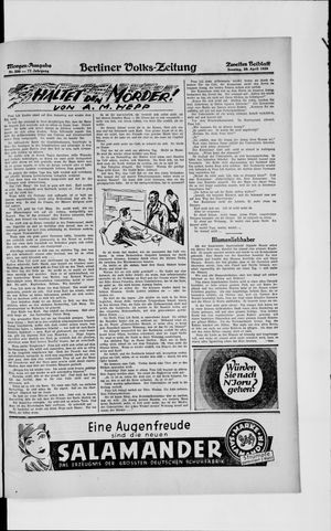 Berliner Volkszeitung on Apr 28, 1929