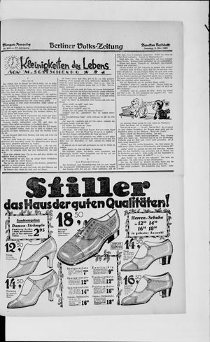 Berliner Volkszeitung vom 05.05.1929
