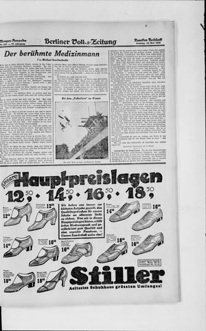 Berliner Volkszeitung on May 12, 1929