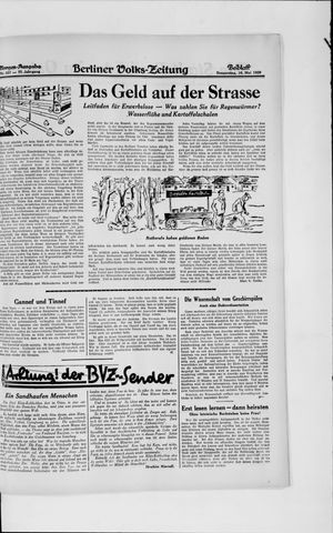 Berliner Volks-Zeitung vom 16.05.1929