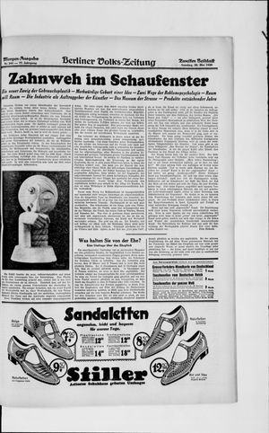 Berliner Volkszeitung on May 26, 1929