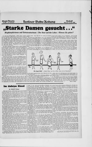 Berliner Volkszeitung vom 05.06.1929
