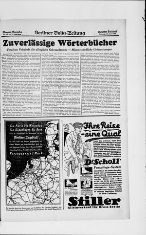 Berliner Volkszeitung on Jun 16, 1929