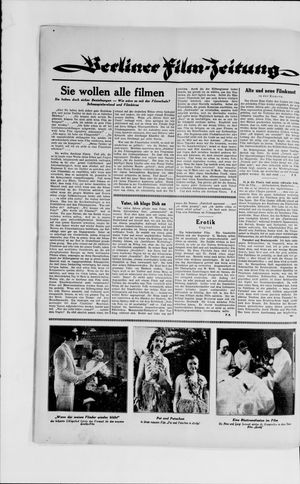 Berliner Volkszeitung vom 26.06.1929