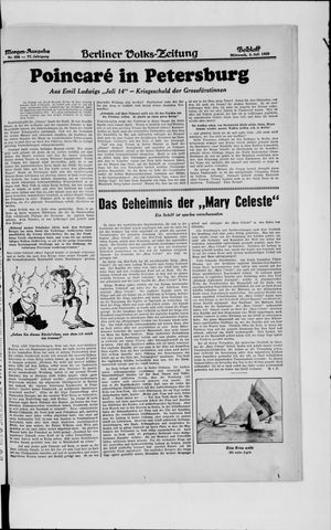 Berliner Volkszeitung vom 03.07.1929