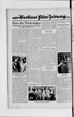 Berliner Volkszeitung on Jul 10, 1929
