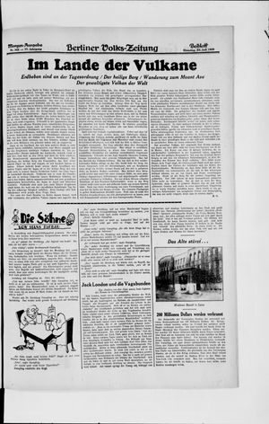 Berliner Volkszeitung on Jul 23, 1929