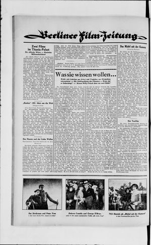 Berliner Volkszeitung vom 24.07.1929