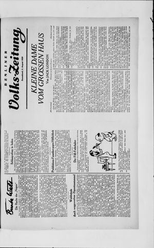 Berliner Volkszeitung vom 03.08.1929
