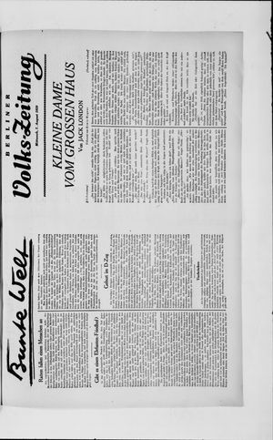 Berliner Volkszeitung on Aug 7, 1929