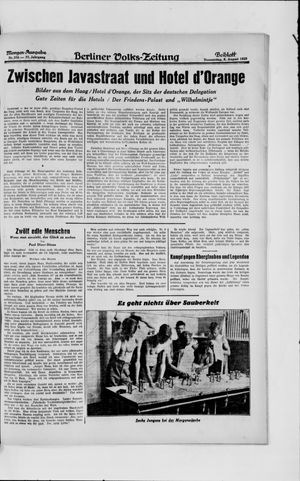 Berliner Volkszeitung vom 08.08.1929