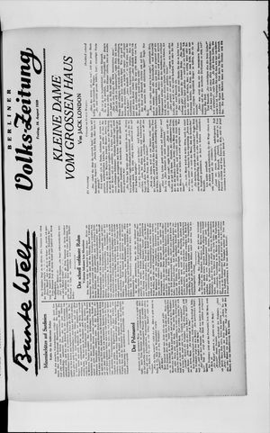 Berliner Volkszeitung vom 16.08.1929