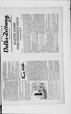 Berliner Volkszeitung vom 27.08.1929