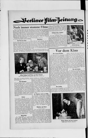 Berliner Volkszeitung on Aug 28, 1929