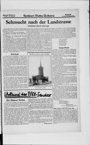 Berliner Volkszeitung on Aug 30, 1929
