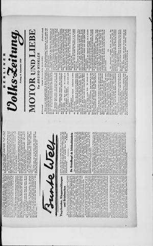 Berliner Volkszeitung vom 06.09.1929