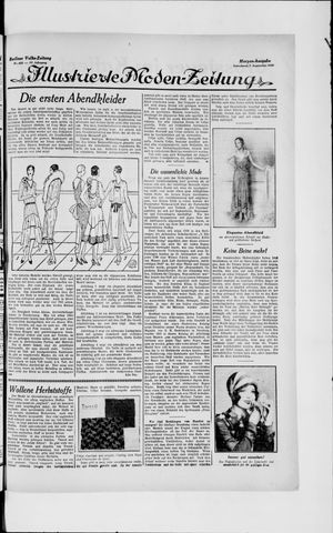 Berliner Volkszeitung vom 07.09.1929