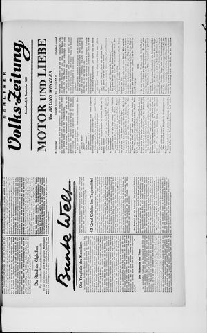 Berliner Volkszeitung on Sep 7, 1929