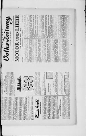 Berliner Volkszeitung vom 08.09.1929