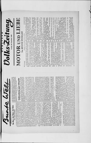 Berliner Volkszeitung vom 20.09.1929
