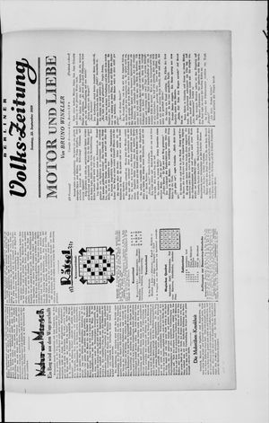 Berliner Volkszeitung on Sep 22, 1929
