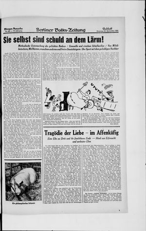 Berliner Volkszeitung on Sep 24, 1929