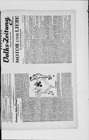 Berliner Volkszeitung vom 24.09.1929