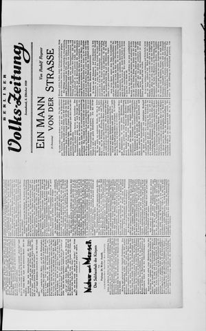 Berliner Volkszeitung vom 05.10.1929