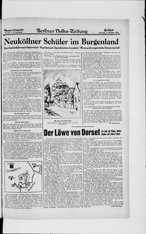 Berliner Volkszeitung vom 08.10.1929