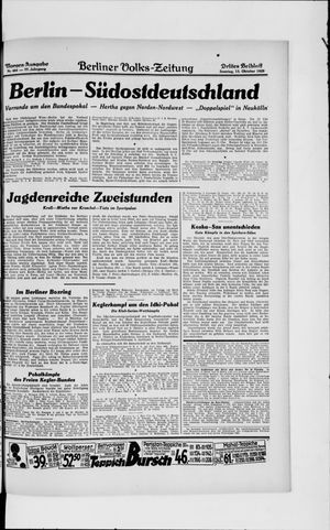 Berliner Volkszeitung vom 13.10.1929