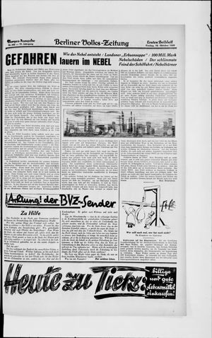 Berliner Volkszeitung on Oct 18, 1929