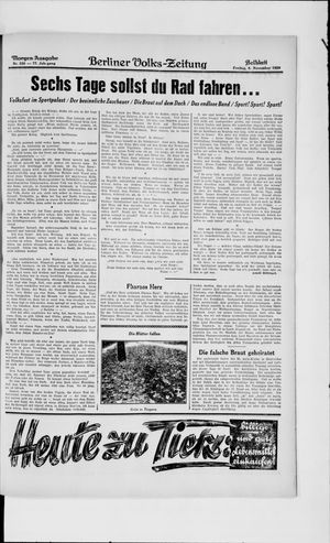 Berliner Volkszeitung vom 08.11.1929