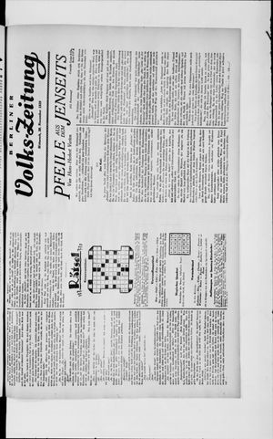 Berliner Volkszeitung on Nov 20, 1929