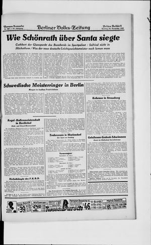 Berliner Volkszeitung on Nov 24, 1929