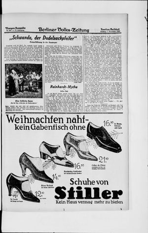 Berliner Volkszeitung vom 01.12.1929