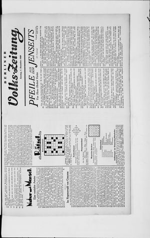 Berliner Volkszeitung vom 01.12.1929