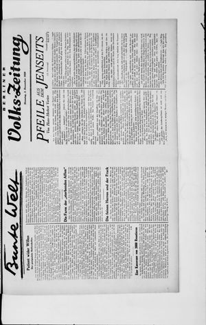 Berliner Volkszeitung vom 03.12.1929