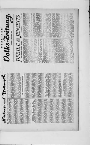 Berliner Volkszeitung vom 06.12.1929