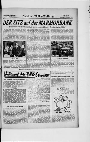Berliner Volkszeitung on Dec 10, 1929