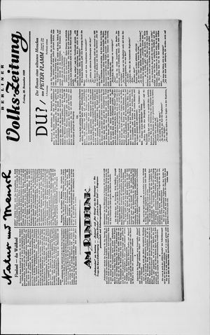 Berliner Volkszeitung vom 20.12.1929