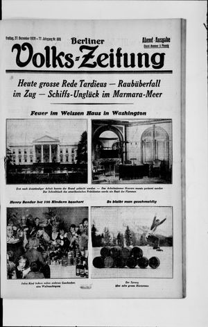 Berliner Volkszeitung vom 27.12.1929