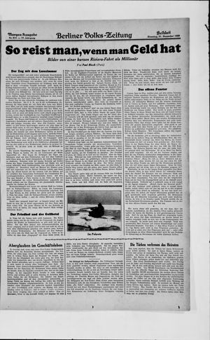 Berliner Volkszeitung on Dec 31, 1929