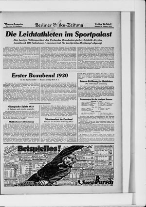 Berliner Volkszeitung on Jan 5, 1930