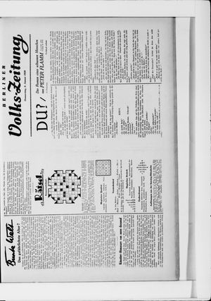 Berliner Volkszeitung vom 09.01.1930