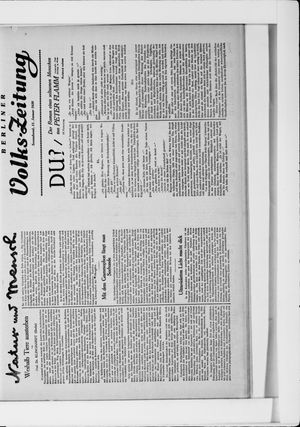 Berliner Volkszeitung on Jan 11, 1930