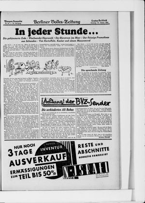 Berliner Volkszeitung on Jan 12, 1930